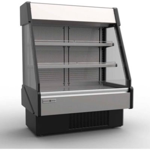 Hydra-Kool Grab and Go Low Profile Open Display Merchandiser, Rear Loading, Manual Shutter, 41x36x65, Mvp Group, Mfr#: KGL-RM-40-S