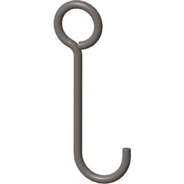 M&W 1/4"Dia. X 12" Working Length J-Hook Style A, Machining & Welding By Olsen, Inc., Mfr#: 11621-12