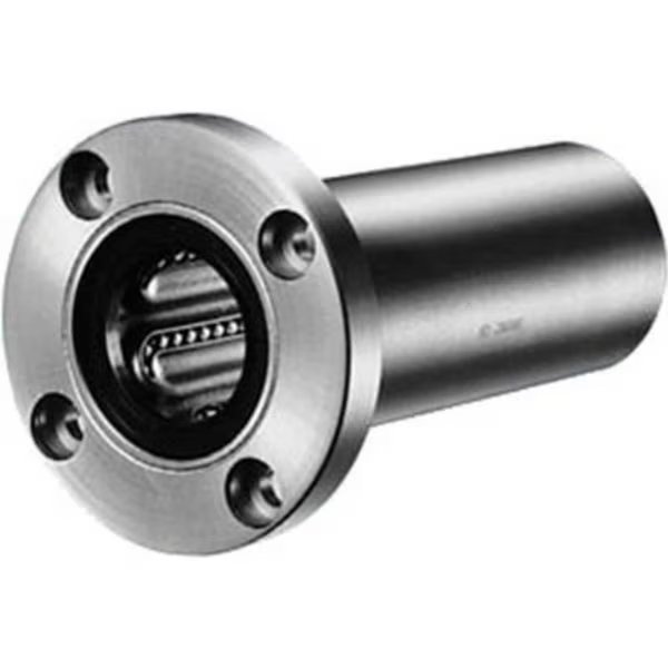 NB Corp SWF6GWUU 3/8" ID Round Flange Double-Wide Type Linear Bearing W/Resin Retainer & Seals, Nb Corporation Of America, Mfr#: SWF6GWUU
