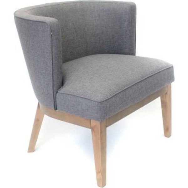 Ava Fabric Accent Chair - Slate Gray, Boss Office Products, Mfr#: B529DW-SG