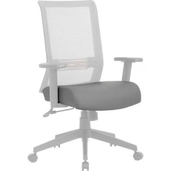 Boss Antimicrobial Seat Cover - Vinyl - Gray, Boss Office Products, Mfr#: B6COV22