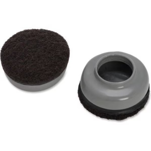 Lorell® Slip Over Floor Savers - Gray - 8/Pack, Lorell, Mfr#: 49317