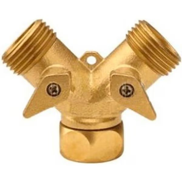 Brass Garden Hose "Y" Valve, Ors Nasco, Mfr#: 238-500GHY