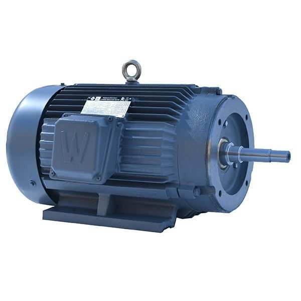 Worldwide Electric CC Pump Motor PEWWE2-36-145JM, TEFC, Rigid-C, 3 PH, 145JM, 2 HP, 3600 RPM, Worldwide Electric, Mfr#: PEWWE2-36-145JM