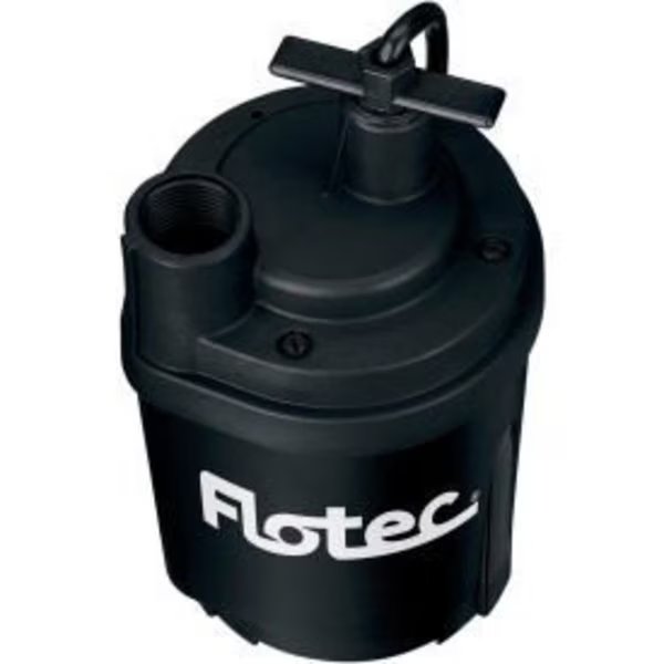 Flotec Tempest„¢ Water Removal Utility Pump 1/6 HP, 1470 GPH, Pentair Flow Technologies, Mfr#: FP0S1300X-08