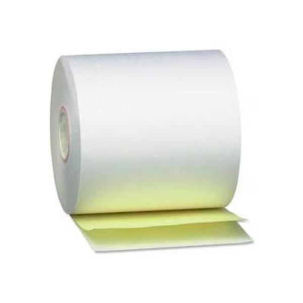 PM® SecurIT Teller Paper Rolls, 3-1/4" x 80', White/Canary, 60 Rolls/Carton, Pm Company, Mfr#: 7685