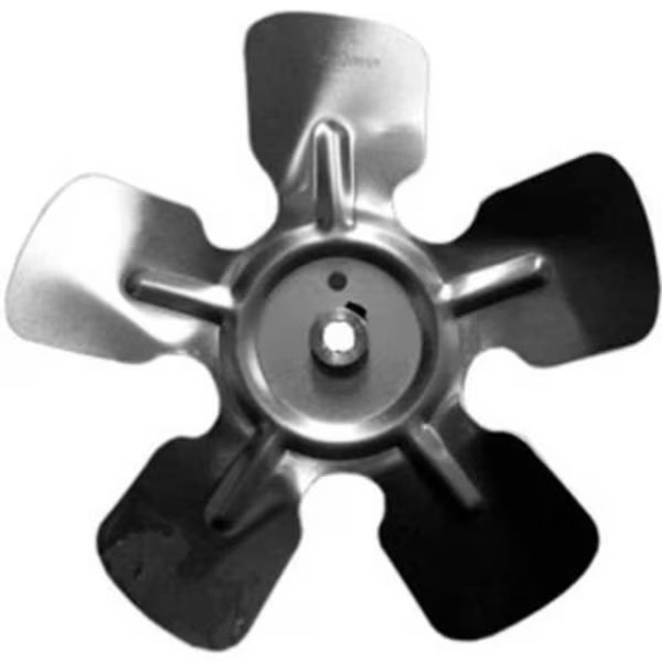 Small Fixed Hub Fan Blade, 8" Dia., 24° Pitch, CCW, 5/16" Bore, 1-1/8" Blade Depth, 5 Blade, Lau, Mfr#: 824CCWB