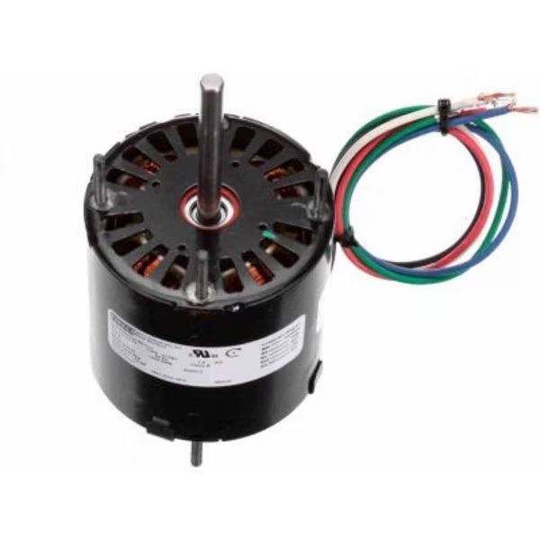 Fasco Ventilation Motor, 1/25 HP, 1550 RPM, 115V, OAO, Extended Studs, Fasco, Mfr#: D0534