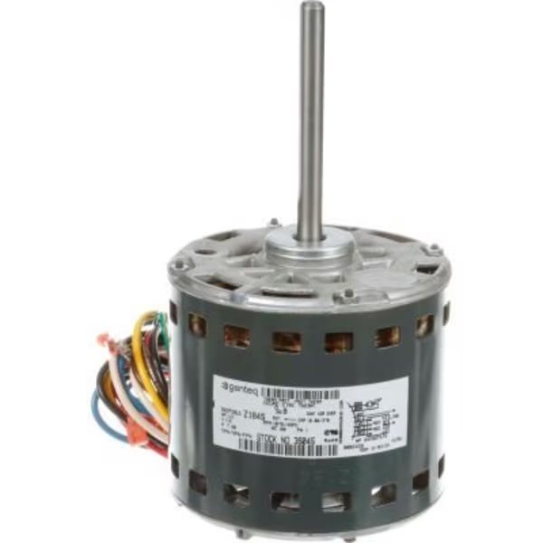 Genteq OEM Replacement Motor, 1/2 HP, 1075 RPM, 115V, OAO, Rolled Steel, A.O. Smith, Mfr#: 3S045