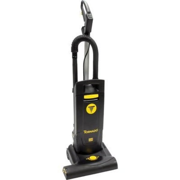 Tornado® CVD 38 Deluxe Upright Vacuum, 15" Cleaning Width, Black, Powr-Flite, Mfr#: 91438