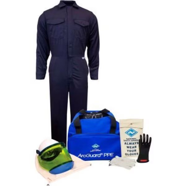 ArcGuard® KIT2CV08XL11 8 cal/cm2 Arc Flash Kit with FR Coverall, XL, Glove Size 11, National Safety Apparel, Mfr#: KIT2CV08XL11