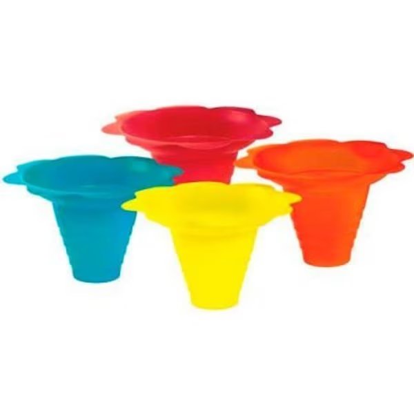 Paragon 6503 Multicolor Flower Drip Tray Cups 8 Oz, 100 Qty, Paragon International, Mfr#: 6503