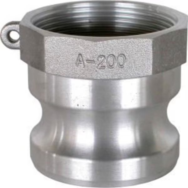 2" Aluminum Camlock Fitting - Male Coupler x FPT Thread, Be Pressure Supply, Mfr#: 90.390.200