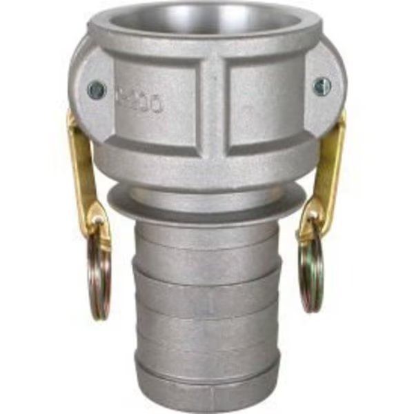 1-1/2" Aluminum Camlock Fitting - Male Barb x Female Coupler Thread, Be Pressure Supply, Mfr#: 90.392.112