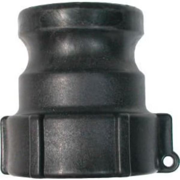 2" Polypropylene Camlock Fitting - Male Coupler x FPT Thread, Be Pressure Supply, Mfr#: 90.737.040