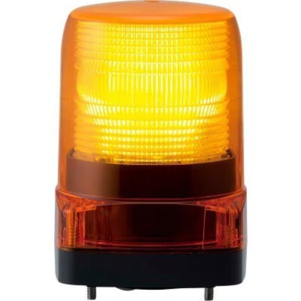 Patlite LED Signal Light, Outdoor Rated, Amber Light, AC100V to AC240V, Patlite Usa Corporation, Mfr#: LFH-M2-Y
