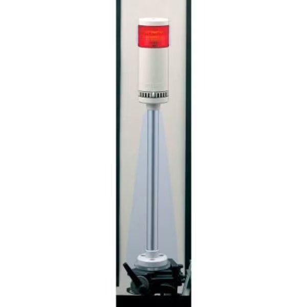 Patlite  Continuous/Flashing Light W/2 Audible Alarms, Red Light, AC/DC24V, Patlite Usa Corporation, Mfr#: LR6-102WJBW-R