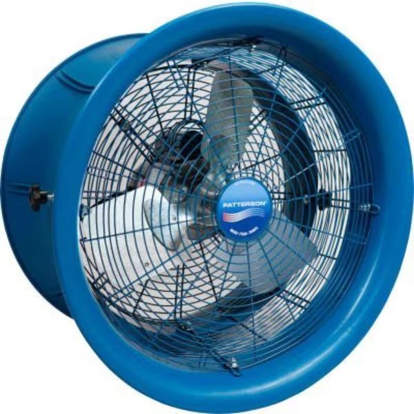 Patterson Fan 22" High Velocity Industrial Drum Fan w/ Yoke Mount, 5,570 CFM, 1/2 HP, 1 Phase, Patterson Fan Co, Inc., Mfr#: H22A