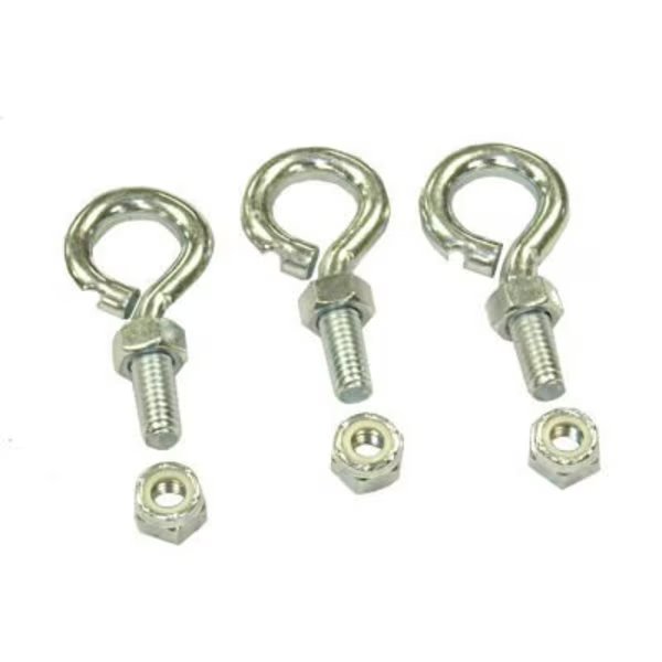 Patterson Fan 3/8" Eye Bolt Package for Chain Mount, Silver, Patterson Fan Co, Inc., Mfr#: HV KIT