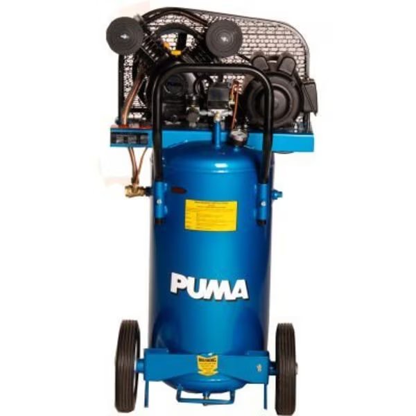 Puma PK5020VP, Portable Electric Air Compressor, 2 HP, 20 Gallon, Vertical, 5 CFM, Puma, Mfr#: PK5020VP