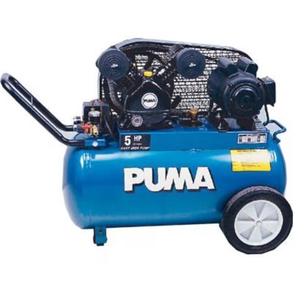 Puma PK5020, Portable Electric Air Compressor, 2 HP, 20 Gallon, Horizontal, 5 CFM, Puma, Mfr#: PK5020