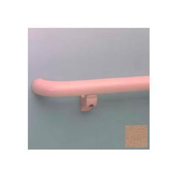 Round Handrail, 1-1/2" Grip, Aluminum Retainer, 12' Long, Mocha, Pawling, Mfr#: BR-1200-12-288