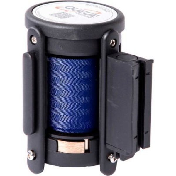 Replacement Cassette For QueuePro 250 & SafetyPro 250 Belt Barriers, 11' Blue Belt, Queue Solutions, Mfr#: PRO-CAS-BL110