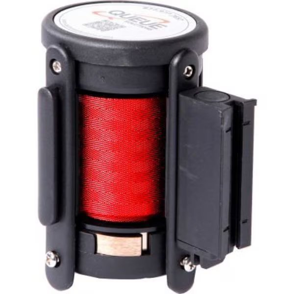 Replacement Cassette For QueuePro 250 & SafetyPro 250 Belt Barriers, 11' Red Belt, Queue Solutions, Mfr#: PRO-CAS-RD110