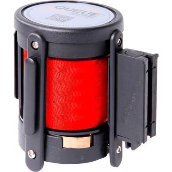 Replacement Cassette For QueuePro 300, SafetyPro 300 & WeatherMaster 300 Belt Barriers, 16' Red Belt, Queue Solutions, Mfr#: PRO-CAS-RD160