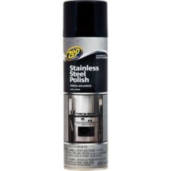 Zep® Stainless Steel Polish, 14 oz. Aerosol Can, 4 Cans - ZUSSTL144, Amrep, Mfr#: ZUSSTL144