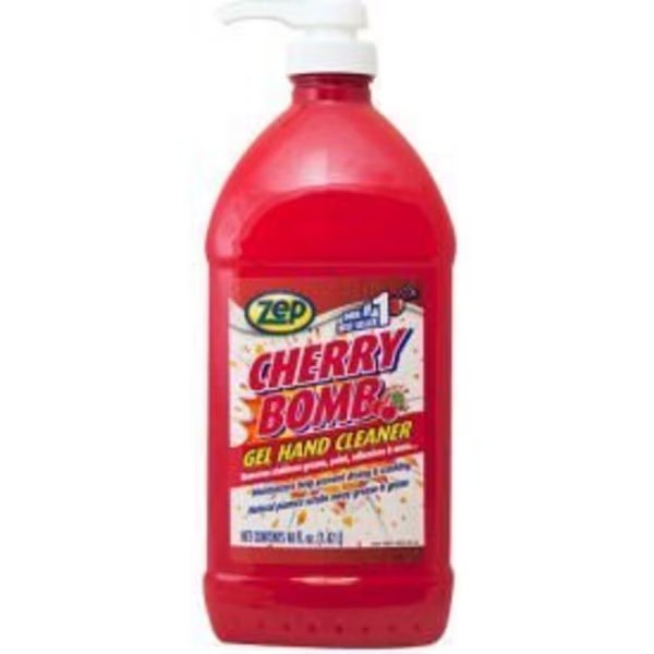 Zep Commercial Cherry Bomb Hand Cleaner - 48 oz. Bottle, 4/Case - ZUCBHC484, Amrep, Mfr#: ZUCBHC484