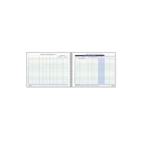 Adams® Check Payment & Deposit Register, 8-1/2" x 11", White, 192 Sheets/Pad, Adams Mfg, Mfr#: AFR60