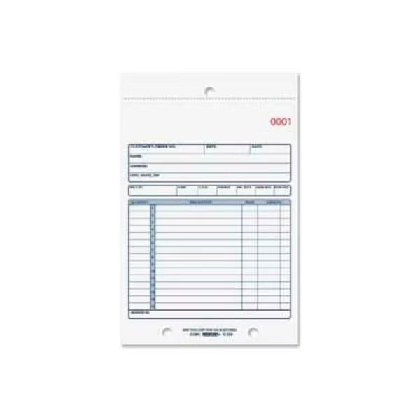 Rediform¬Æ Sales Book, 2-Part, Carbonless, 5-1/2" x 7-7/8", 50 Sets/Book, Rediform Office Products, Mfr#: 5L320