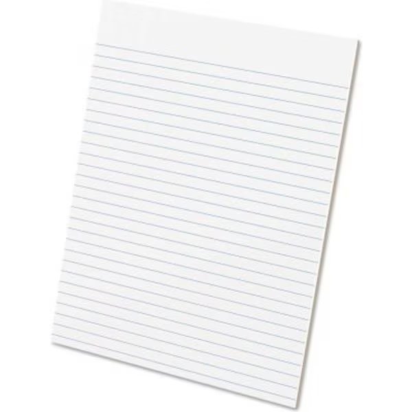 Ampad¬Æ Glue Top Rule Pads, 8-1/2" x 11", White, 50 Sheets/Pad, 12/Pack, Ampad Corporation, Mfr#: 21112