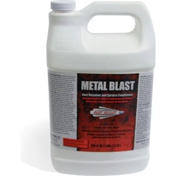 Rust Bullet Metal Blast Metal Cleaner, Conditioner and Etcher , 1 Gallon, Rust Bullet Llc, Mfr#: MBG