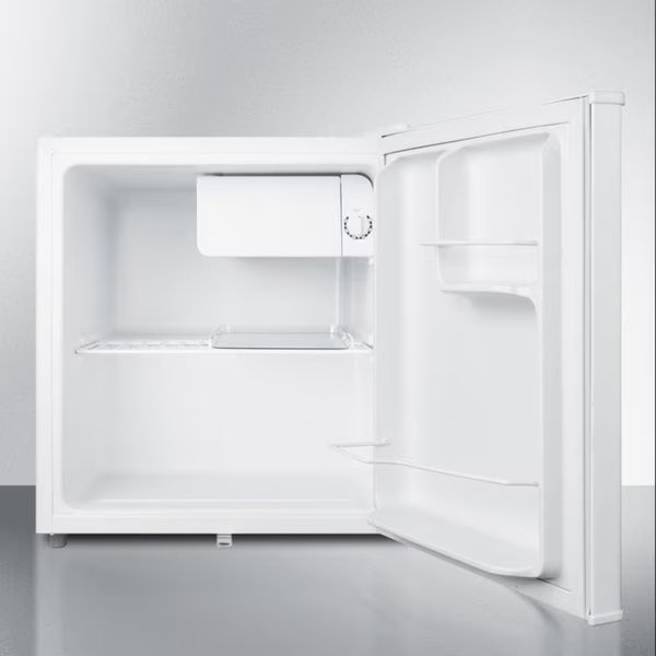 Summit Compact Refrigerator/Freezer, White, 1.7 Cubic Feet Capacity, Summit Appliance Div., Mfr#: S19LWH