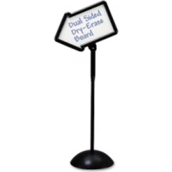 Safco 2-Sided Directional Arrow Sign 9" x 26" Black, 4173BL, Safco, Mfr#: 4173BL