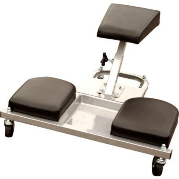Keysco Knee Saver Work Seat W/Tool Tray, Steel, 23"W x 22"D x 12"H, 300Lbs Capacity, S And H Industries, Mfr#: 78032
