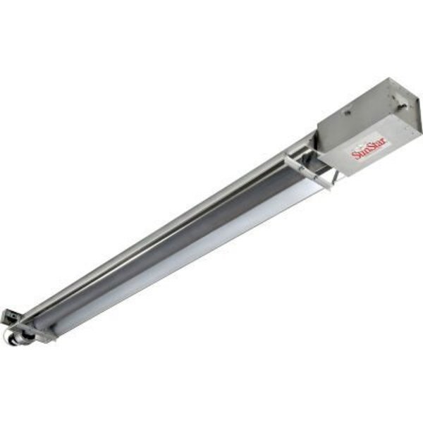 SunStar SIS Series Natural Gas Infrared Straight Tube Standard Heater, 30' Tube Length, 100000 BTU, Sunstar Heating Products, Mfr#: SIS100-30-N5