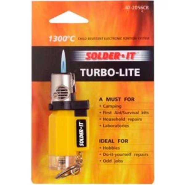 Turbo-Lite Mini Torch-Yellow, Solder - It, Inc., Mfr#: AT-2056-YL