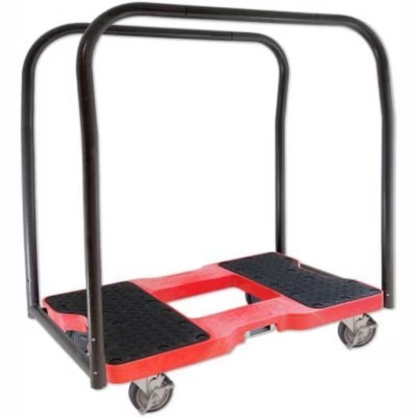 Snap-Loc¬Æ Panel Cart Dolly Red 1500 Lb. Cap., Steel Frame, Strap Option, 4" Casters, Snap-Loc, Mfr#: SL1500PC4R