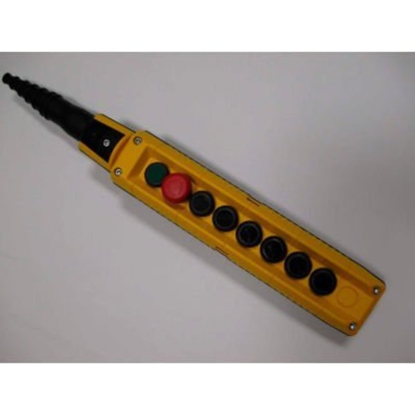 T.E.R., F70BY12000600001 MIKE Pendant, 8 Button, Yellow, 2-Speed Buttons, Springer Controls Co, Mfr#: F70BY12000600001