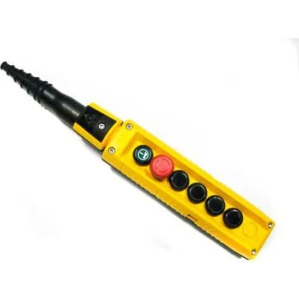 T.E.R., F70EY12000400002 MIKE Pendant, 6 Button, Yellow, 2-Speed Buttons, Springer Controls Co, Mfr#: F70EY12000400002