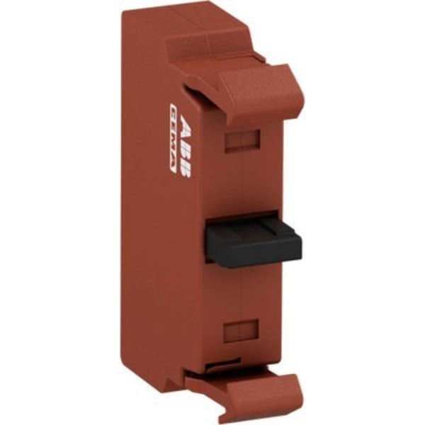 ABB Contact Block, 22mm, 1 NC, Faston Terminal, Springer Controls Co, Mfr#: P9B-01FN