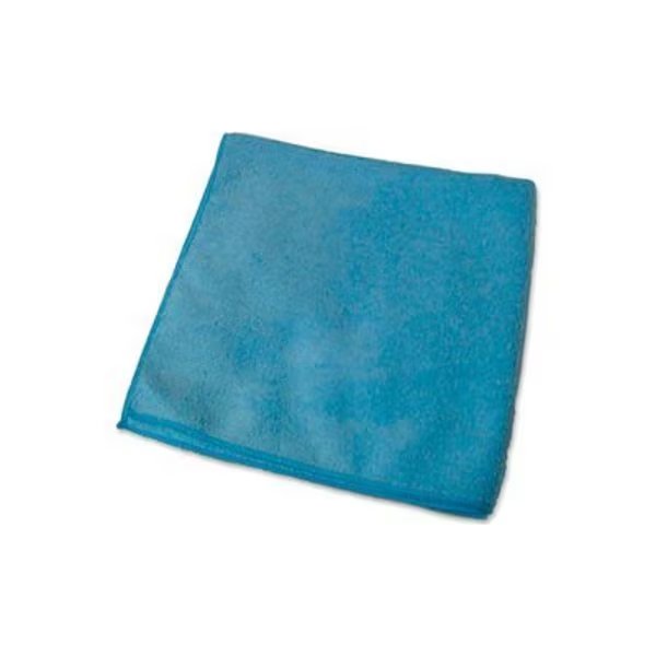 Genuine Joe Microfiber Cloth, Gen. Purpose, Lint Free, 16" x 16", Blue, 12/Bag - GJO39506, Sp Richards, Mfr#: GJO39506