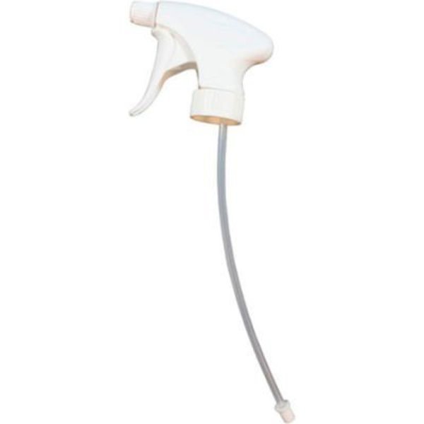 Trigger Sprayer, White, 9.875" Tube, 24 Sprayers, Sp Richards, Mfr#: GJO85144