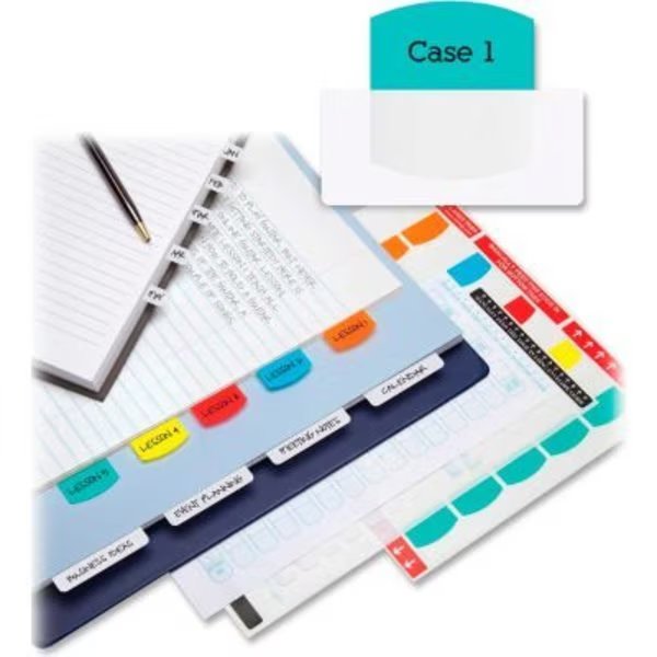 Redi-Tag Laser Index Tab/Blank, 375 Tabs, White/Multicolor, Redi-Tag, Mfr#: 39020