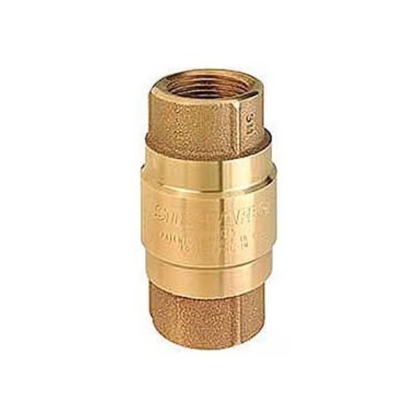 3/8" FNPT Brass Check Valve with Stainless Steel Poppet, Strataflo Products Inc., Mfr#: 400-038