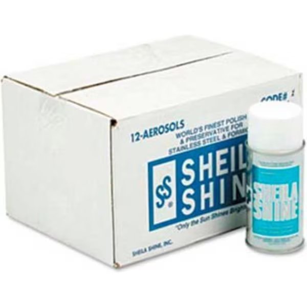 Sheila Shine Stainless Steel Cleaner & Polish, 10 oz. Aerosol Can, 12 Cans, Sheila Shine, Mfr#: SSI 1