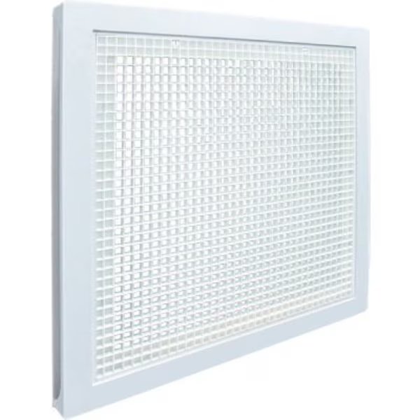American Louver Fire Rated UL2043 Filtered Return Grille, 20" Square Duct, White, STR-ERFG-W-FR, American Louver/Plasticade, Mfr#: STR-ERFG-W-FR